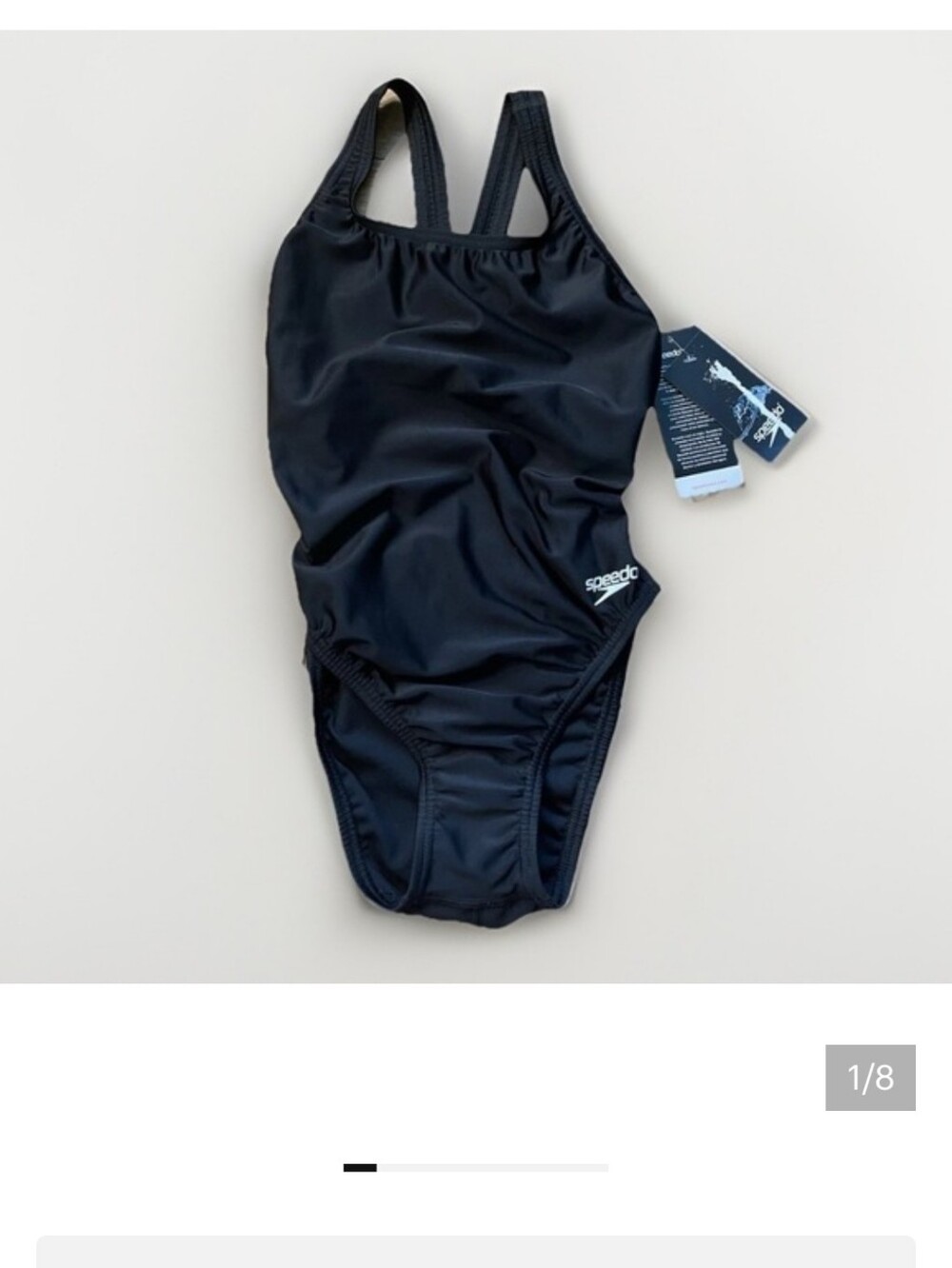 NWT Speedo Womens Swimsuit One Piece Pro LT Black Size 30